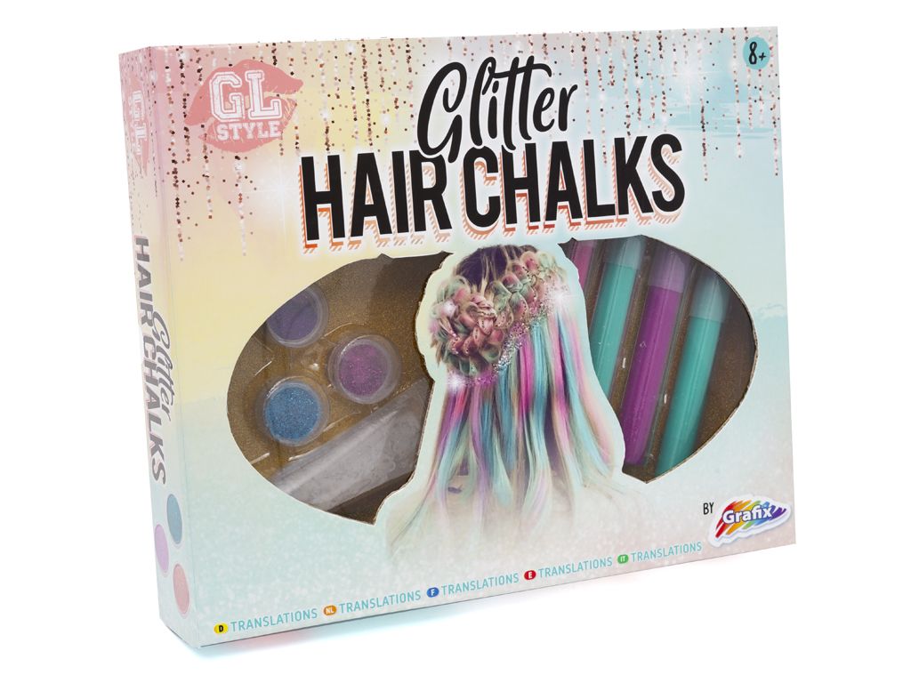 GL Glitter Hair Chalks Cosmetic Brush Gel Combine Colour Beauty Fashion Makeover GL Glitter Hair Chalks Cosmetic Brush Gel Combine Colour Beauty Fashion Makeover
